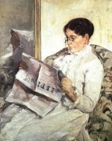 Cassatt, Mary - Reading Le Figaro
